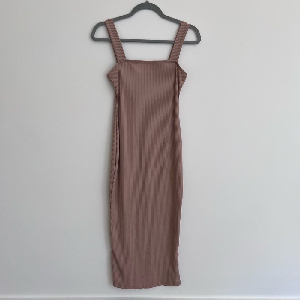 Midi Bodycon Ribbed Dress